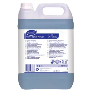 TASKI Sprint Flower E1e – Detergente Desodorizante para Superfícies com Neutralização de Odores 5L