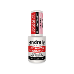 Andreia One Bottle Builder Gel 3 in 1 – Soft Pink (Low Viscosity) 14ml