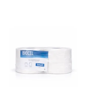 Biocel Jumbo Small – Papel Higiénico Industrial para WC Profissional Alta Capacidade