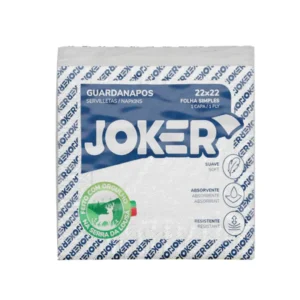 Joker Guardanapo 22x22 Folha Simples em Caixa de 30 Maços