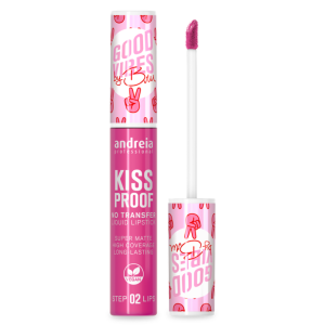 Andreia Kissproof by Bru – Batom Líquido Cobertura Total 12 Happy 9ml