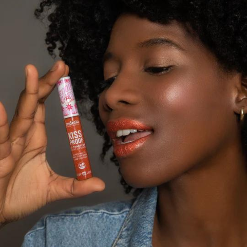Andreia Kissproof by Bru – Batom Líquido Cobertura Total 17 Surprising 9ml - Image 5