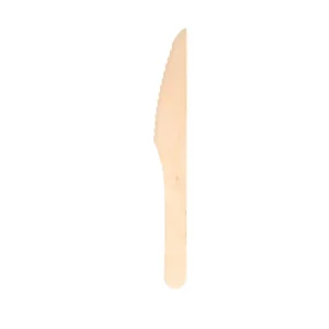 Garcia de Pou Faca de Madeira Natural 16,4 cm Makan FSC