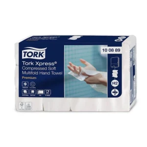 Tork Xpress 100889 – Toalhas de Mão Zig Zag Interfolha Compactas Premium H2