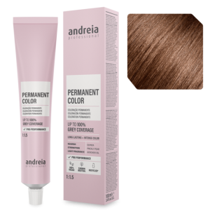 Andreia Coloração Permanente 5.74 Castanho Claro Tabaco Laranja 100ml