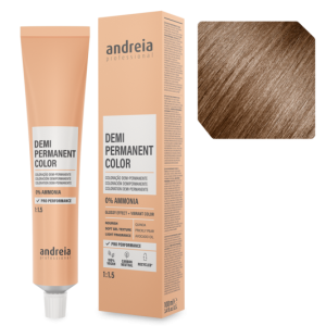 Andreia Coloração Demi Permanente 7.32 Louro Médio Quente Beige 100ml