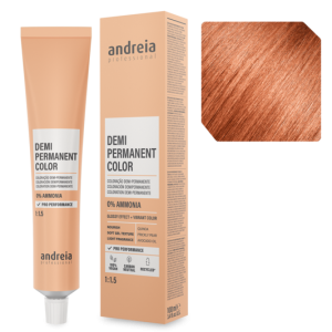 Andreia Coloração Demi Permanente 8.44 Louro Claro Laranja Intenso 100ml
