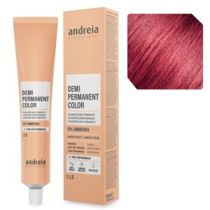 Andreia Coloração Demi Permanente 6.65 Louro Escuro Violeta Vermelho 100ml