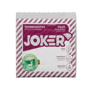 Joker Guardanapo 22x22 Folha Dupla em Caixa de 30 Maços
