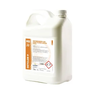 Egiquímica H8 Detclor Pinho – Detergente Gel com Cloro Ativo para Limpeza e Desinfeção