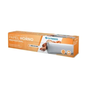 Cuatrogasa Papel Forno Rolo 380mm 100m siliconizado